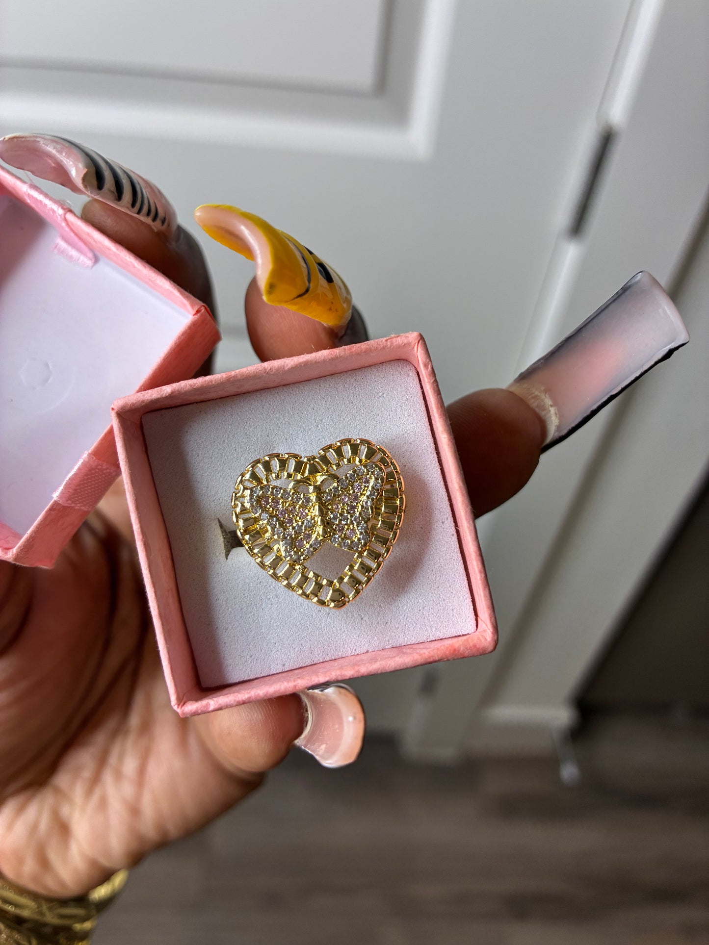 Butterfly Heart Ring