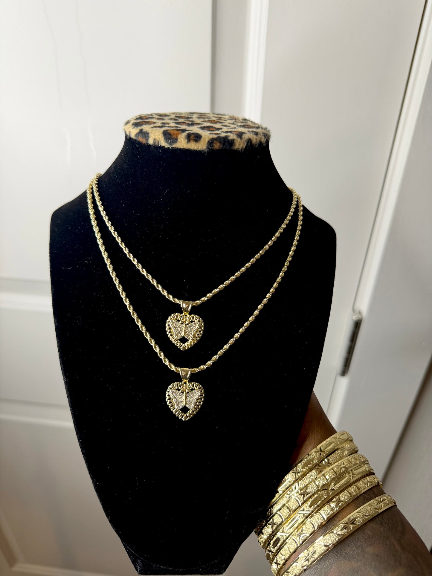 Butterfly Heart Necklace
