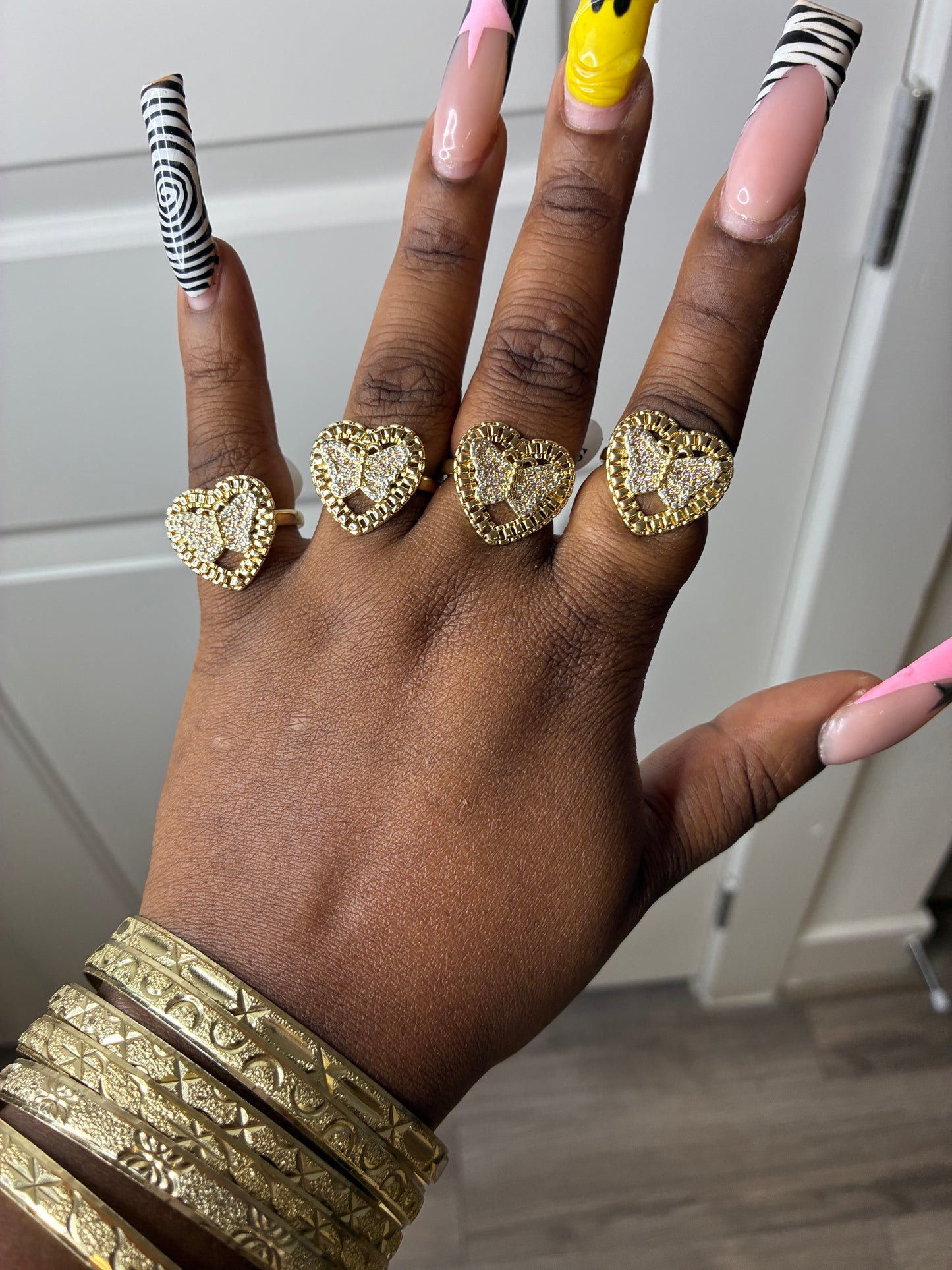 Butterfly Heart Ring