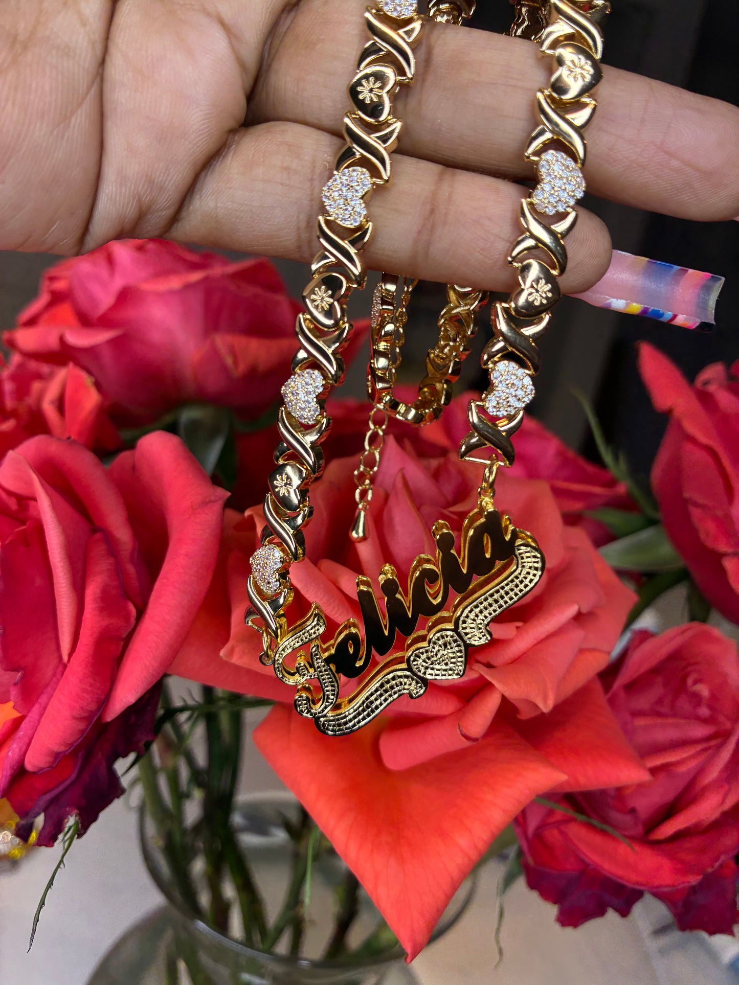 XOXO Custom Name Necklace