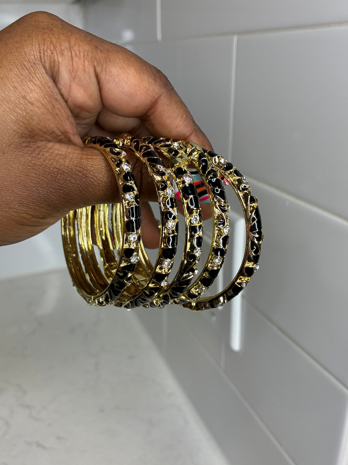 The statement Flower Bangle