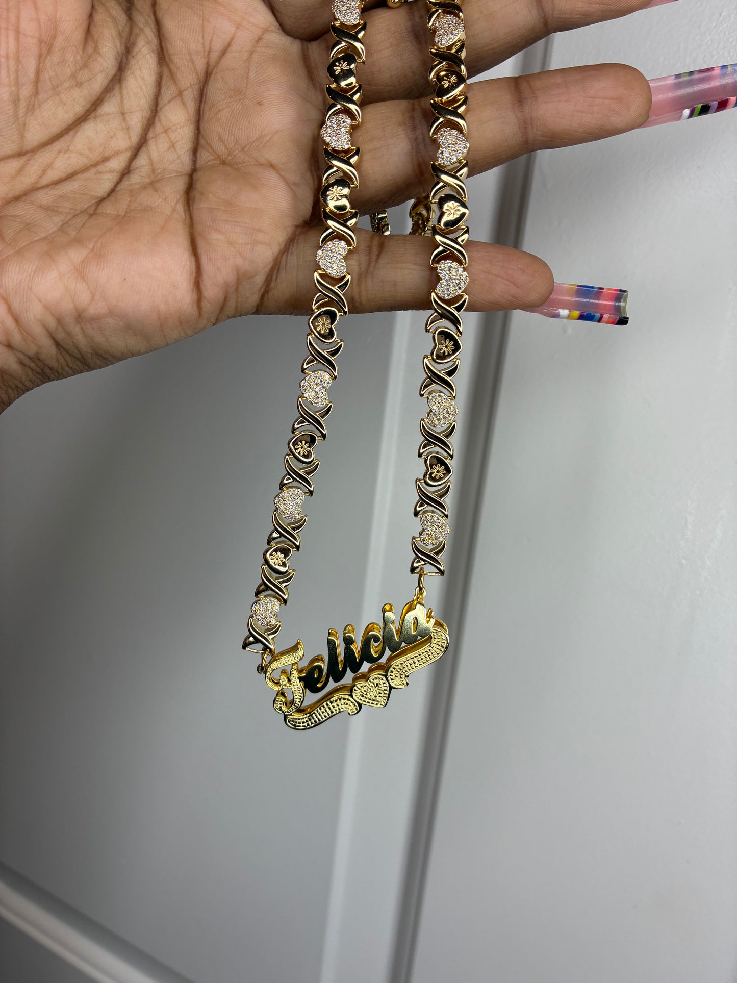 XOXO Custom Name Necklace