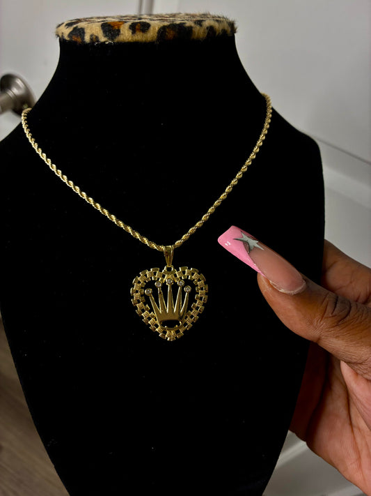 Rolex Crown Necklace