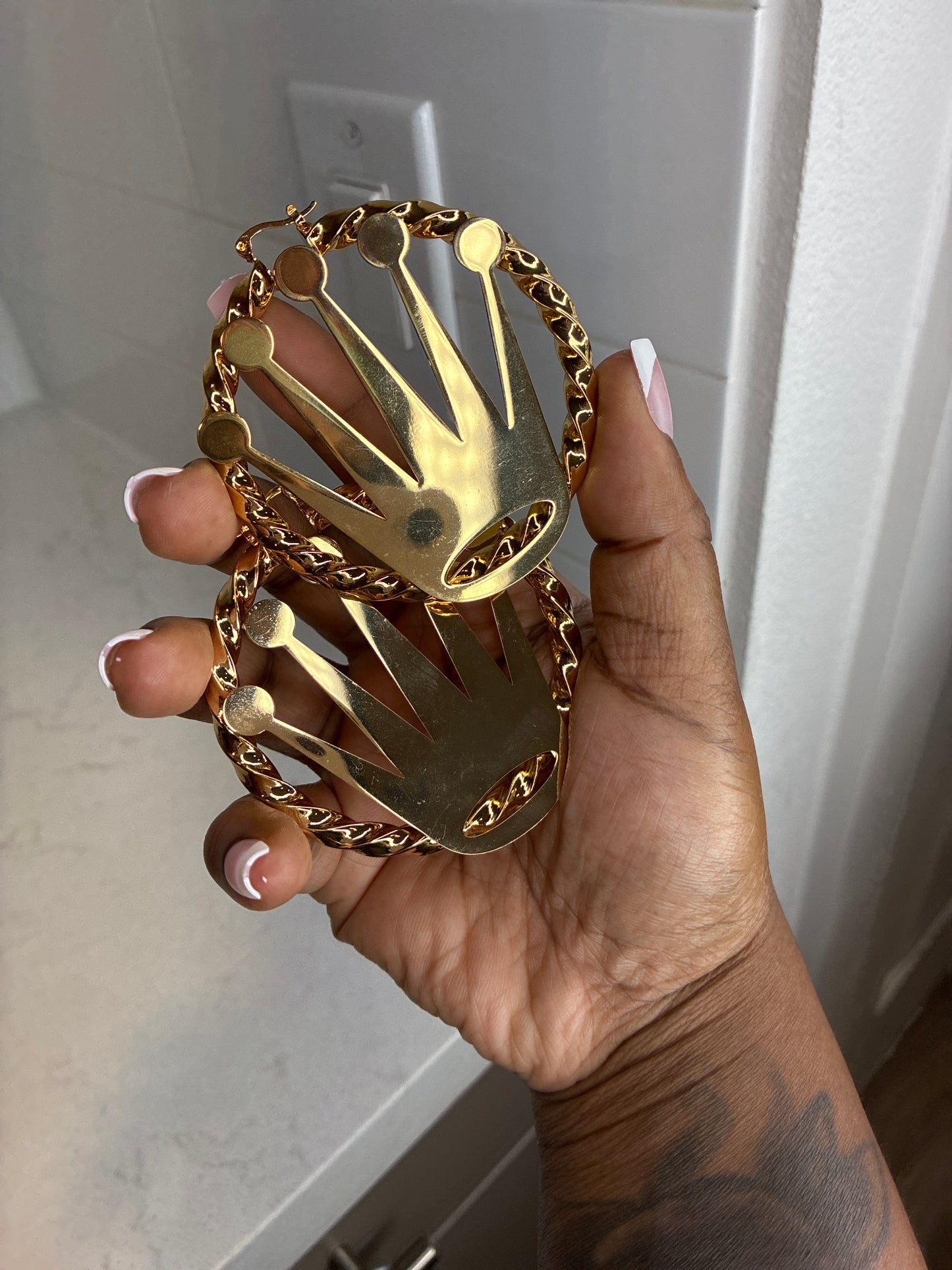 Rolex Crown Hoops