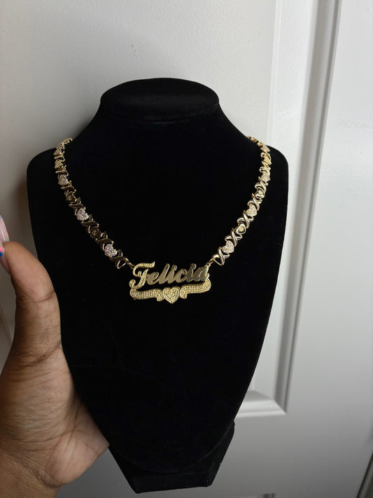 XOXO Custom Name Necklace