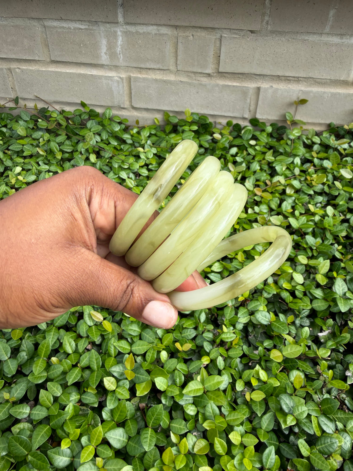 Shades of Green Jade Bangles