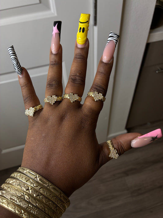Pixel Heart Ring