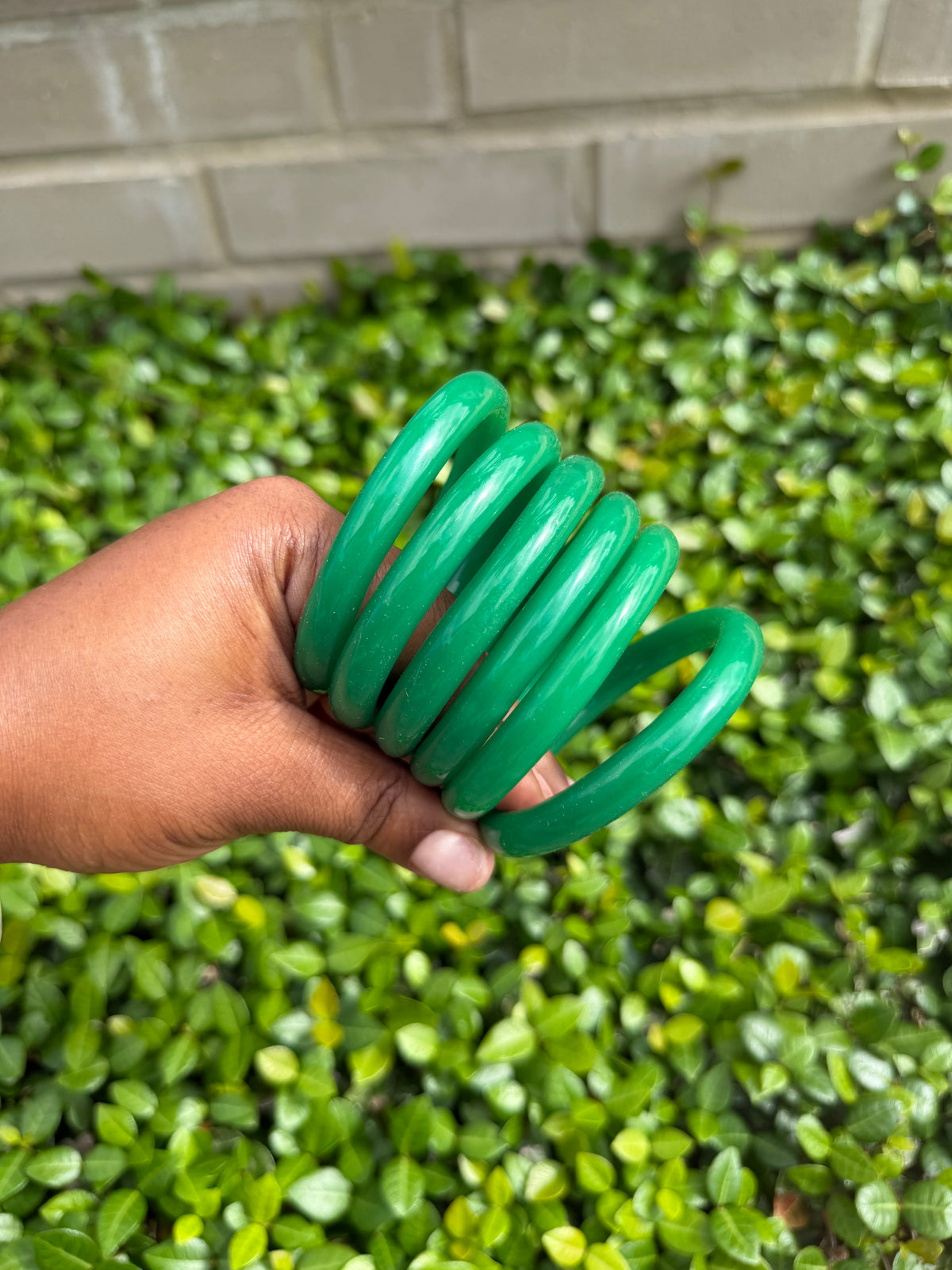 Shades of Green Jade Bangles