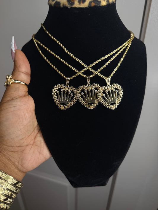 Rolex Crown Necklace